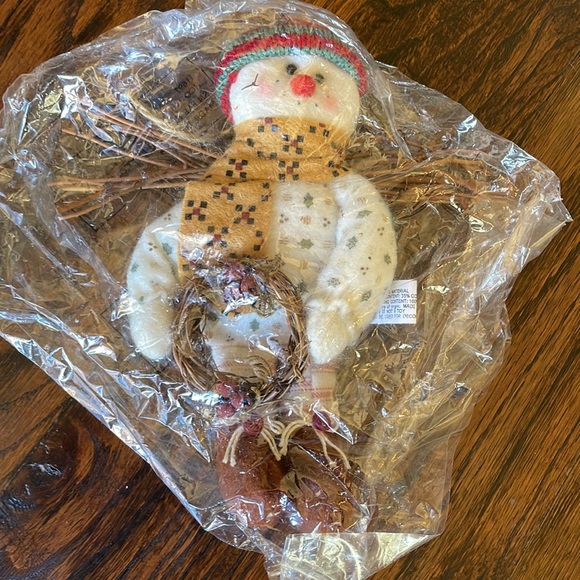 Set of 6 Large Woodland Farmhouse Rustic Christmas Ornaments. NEW. - Picture 8 of 16